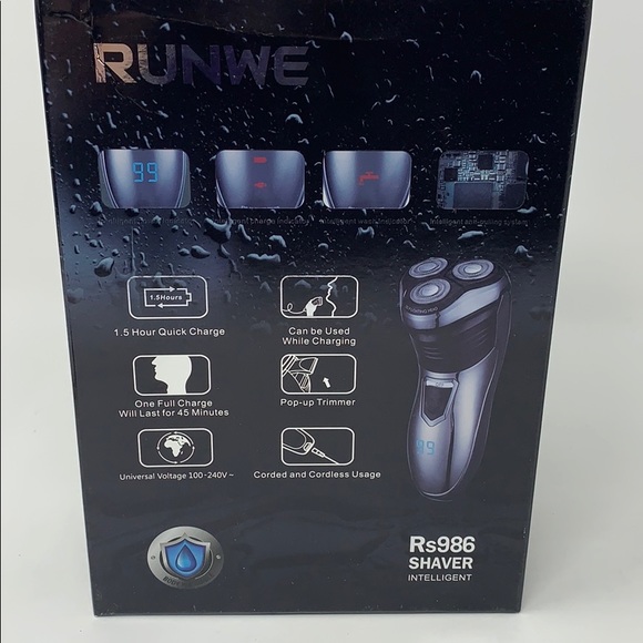 🎁 LAST 1! RUNWE Men Electric Razor Beard Trimmer Shaver - Picture 10 of 10